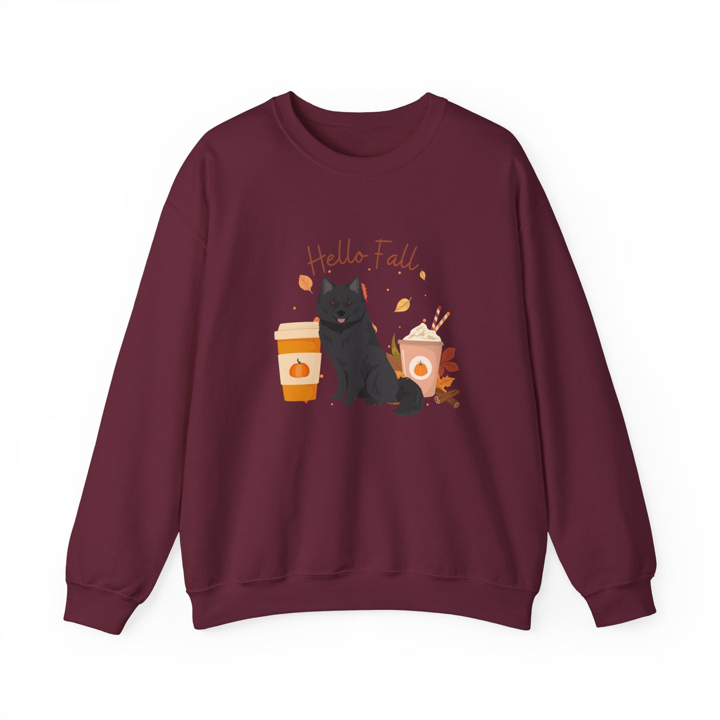 Nenets Herding Laika Dog Fall Halloween Unisex Heavy Blend Crewneck Sweatshirt