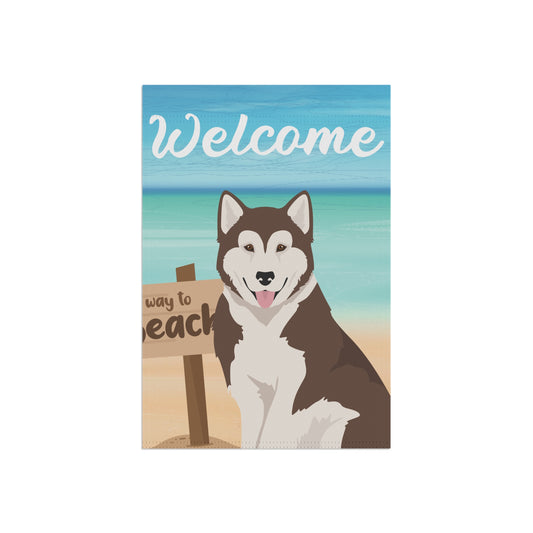 Canadian Inuit Dog Dog Garden Flag