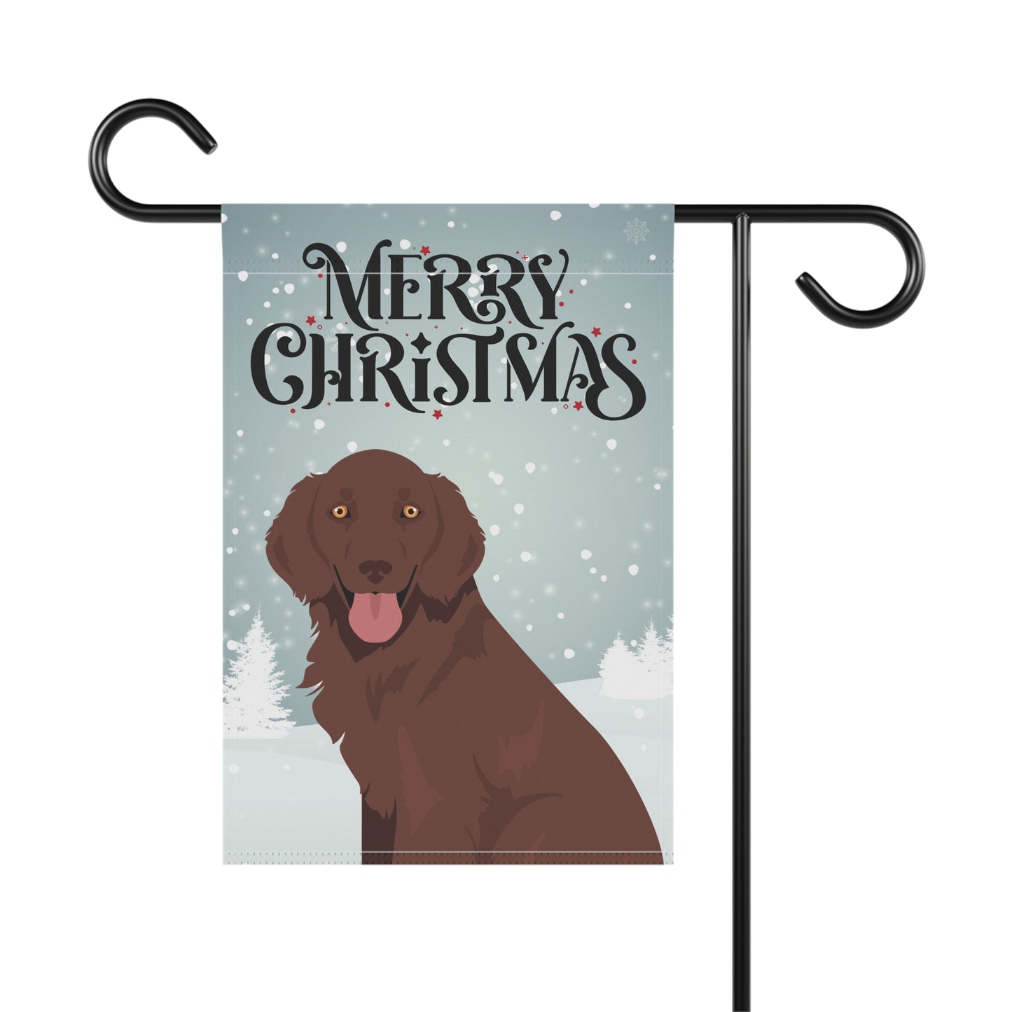 Flat Coated Retriever Dog Garden Flag