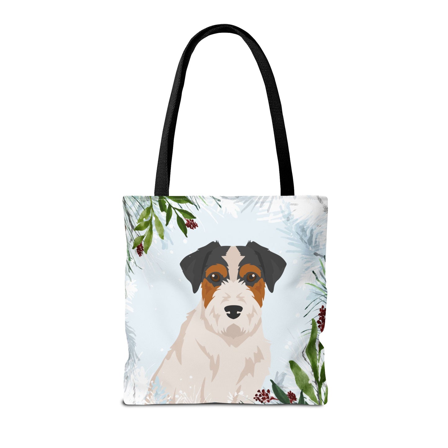 Jack Russell terrier Dog Christmas Holiday Tote Bag 16x16