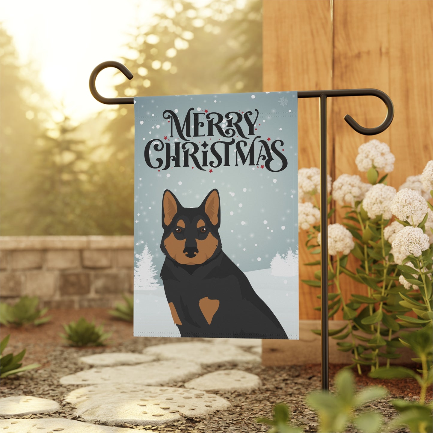 East Siberian Laika Dog Garden Flag