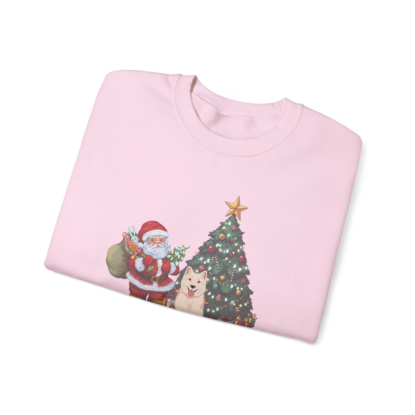 Kintamani Bali  Dog Santa's Little Helper Unisex Heavy Blend Crewneck Sweatshirt