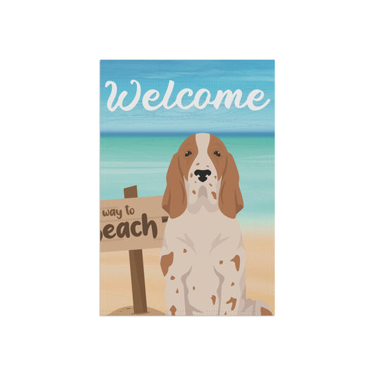 Bracco Italiano Dog Garden Flag
