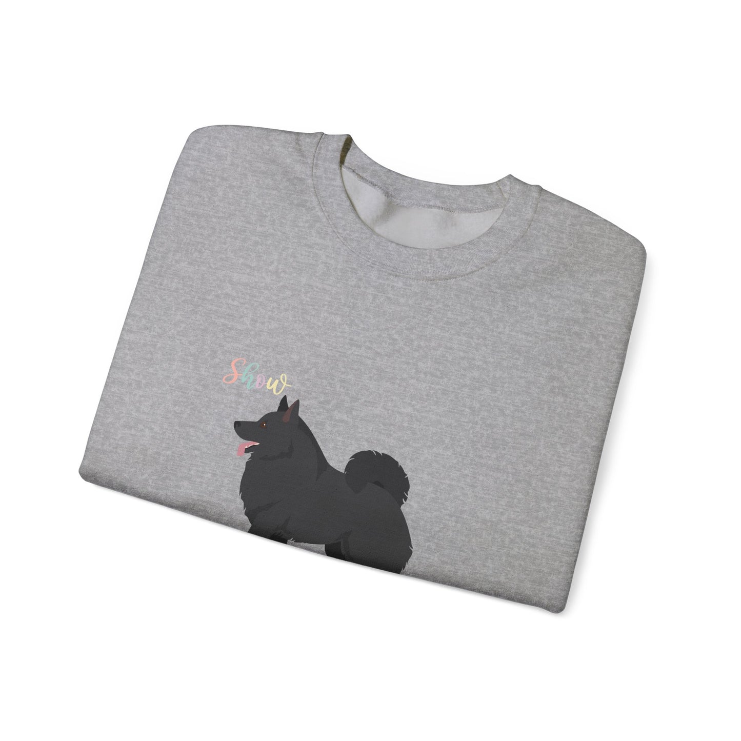 Schipperke Dog Unisex Heavy Blend Crewneck Sweatshirt