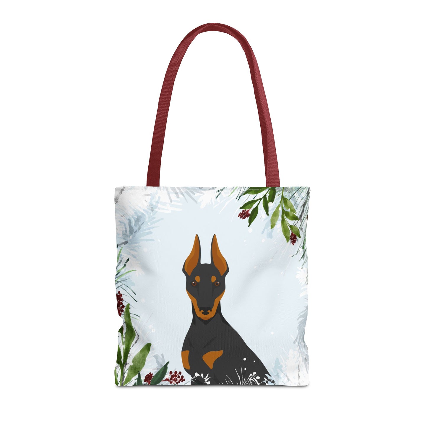 Manchester Terrier Dog Christmas Holiday Tote Bag 16x16