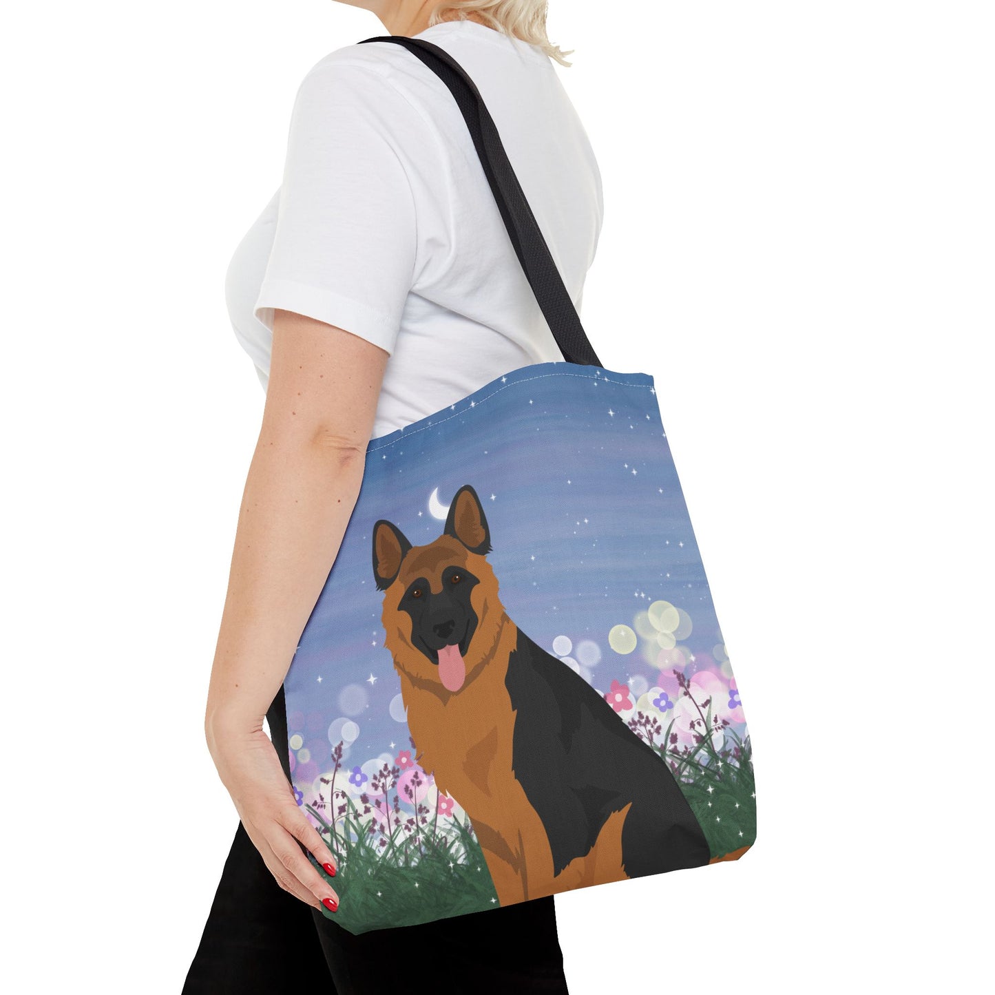 German Shepherd Dog Tote Bag 16x16