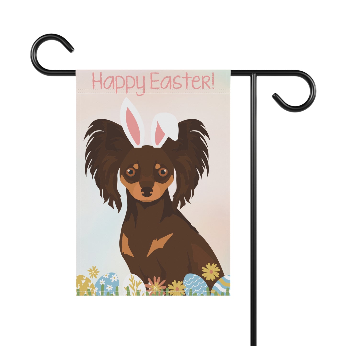 Russian Toy Happy Easter Garden Flag