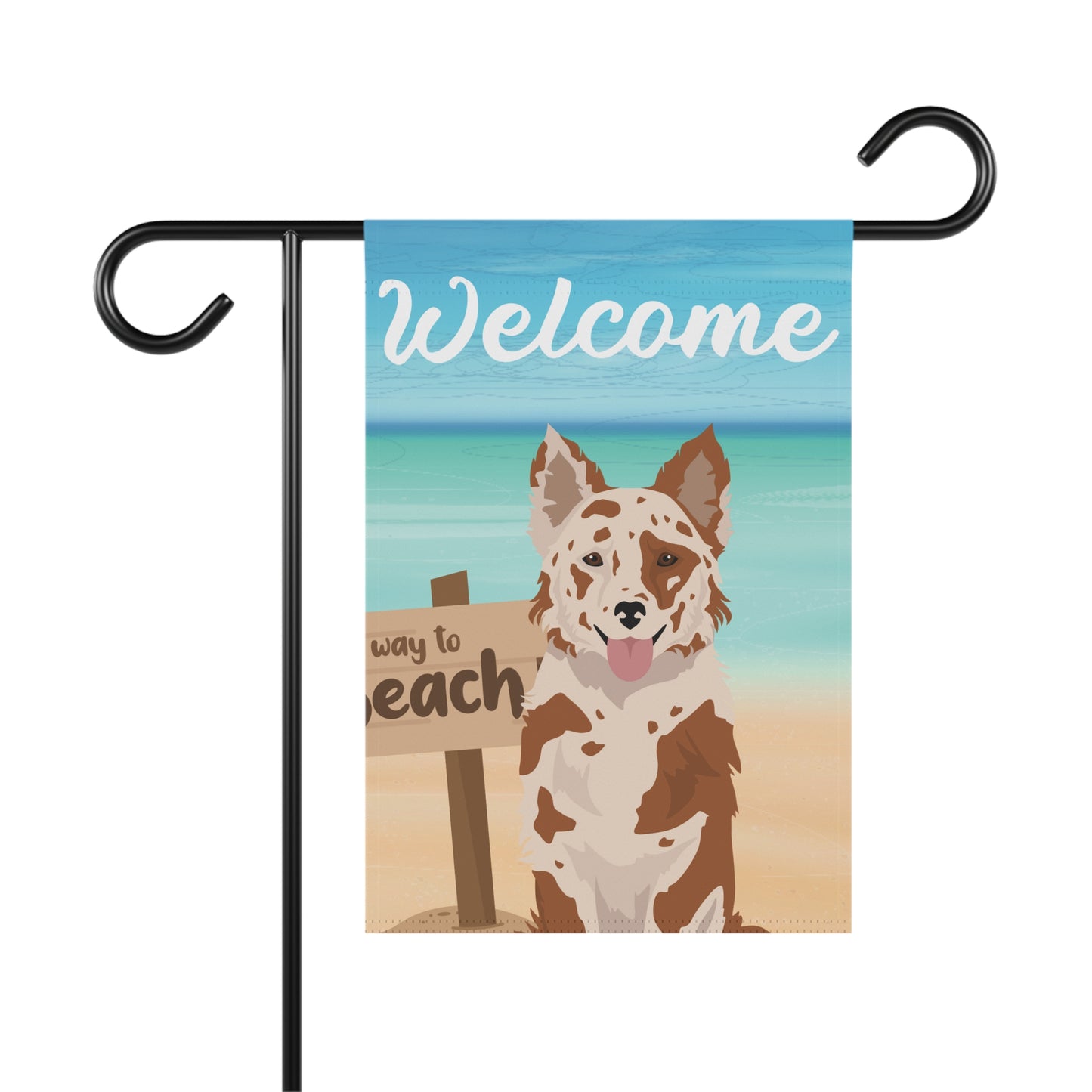 Mudi Dog Garden Flag