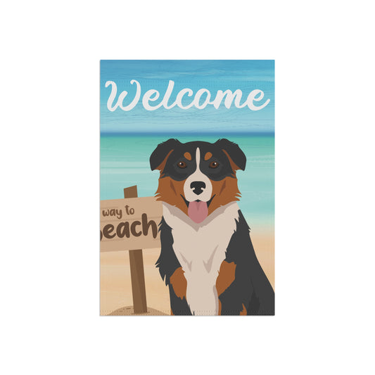 English Shepherd Dog Garden Flag