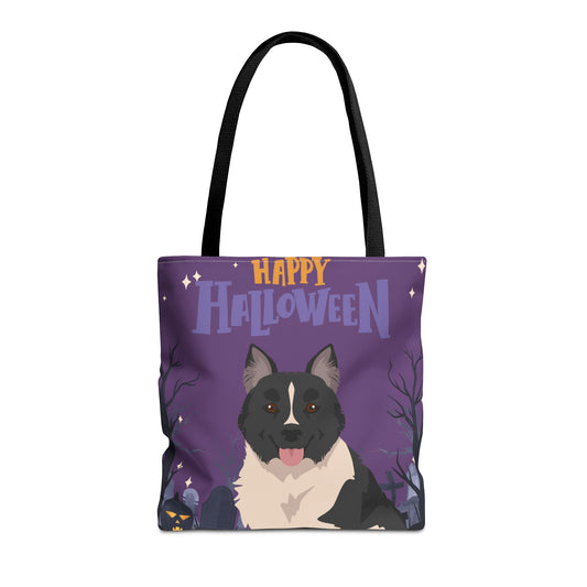 Elo Dog Happy Halloween Tote Bag 16x16