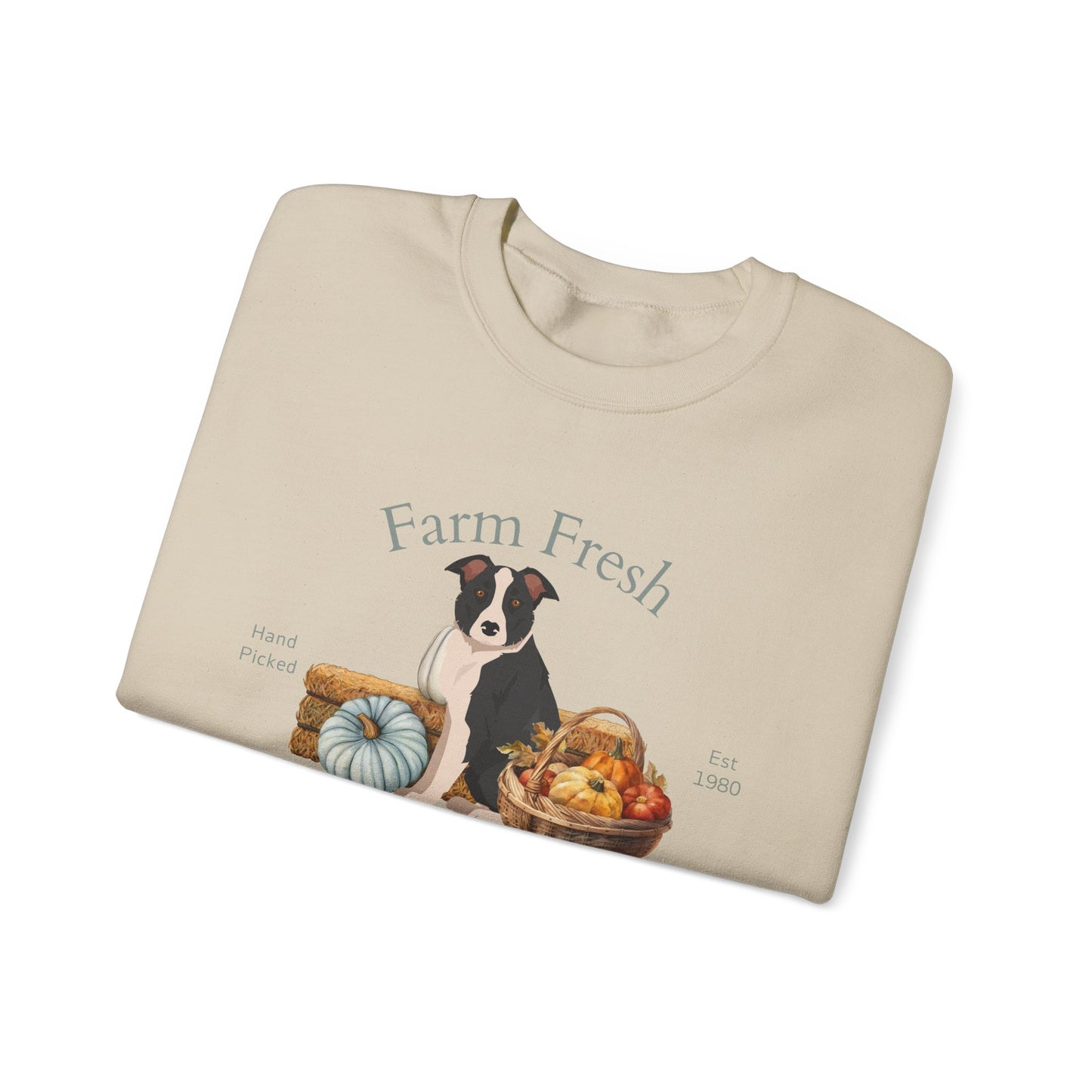 McNab Dog Fall Farm Fresh Unisex Heavy Blend Crewneck Sweatshirt