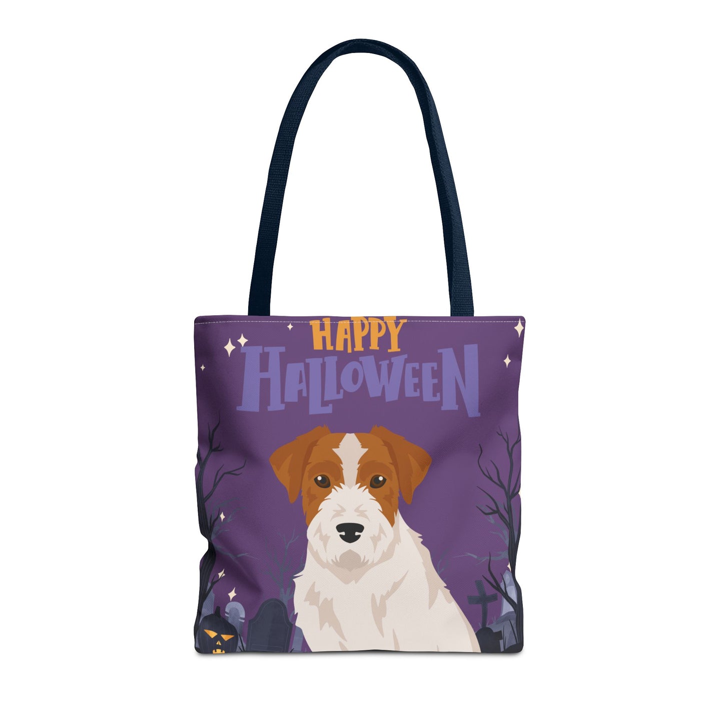 Jack Russell Terrier Dog Happy Halloween Tote Bag 16x16