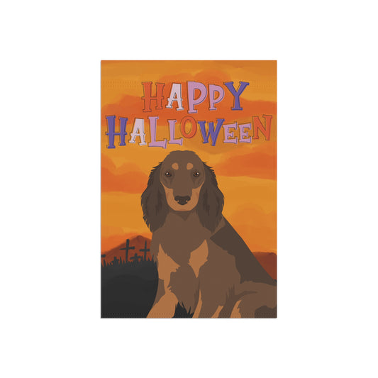 Picardy Spaniel Dog Halloween Garden Flag