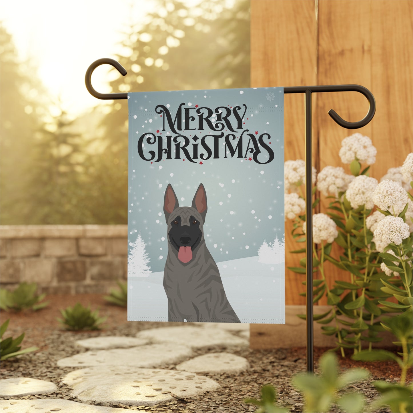 Dutch Shepherd Dog Garden Flag
