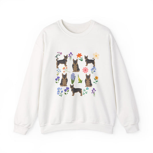 Swedish Vallhund Dog Unisex Spring Cottage Core Crewneck Sweatshirt