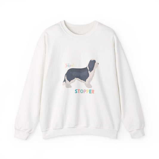 Bearded Collie Dog Unisex Heavy Blend Crewneck Sweatshirt