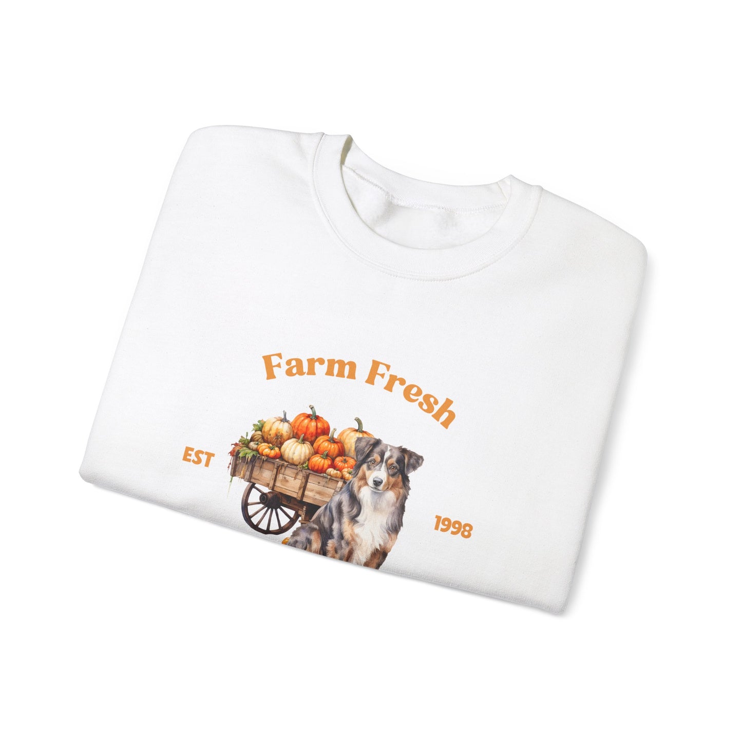 Australian Shepherd Dog Fall Unisex Heavy Blend Crewneck Sweatshirt