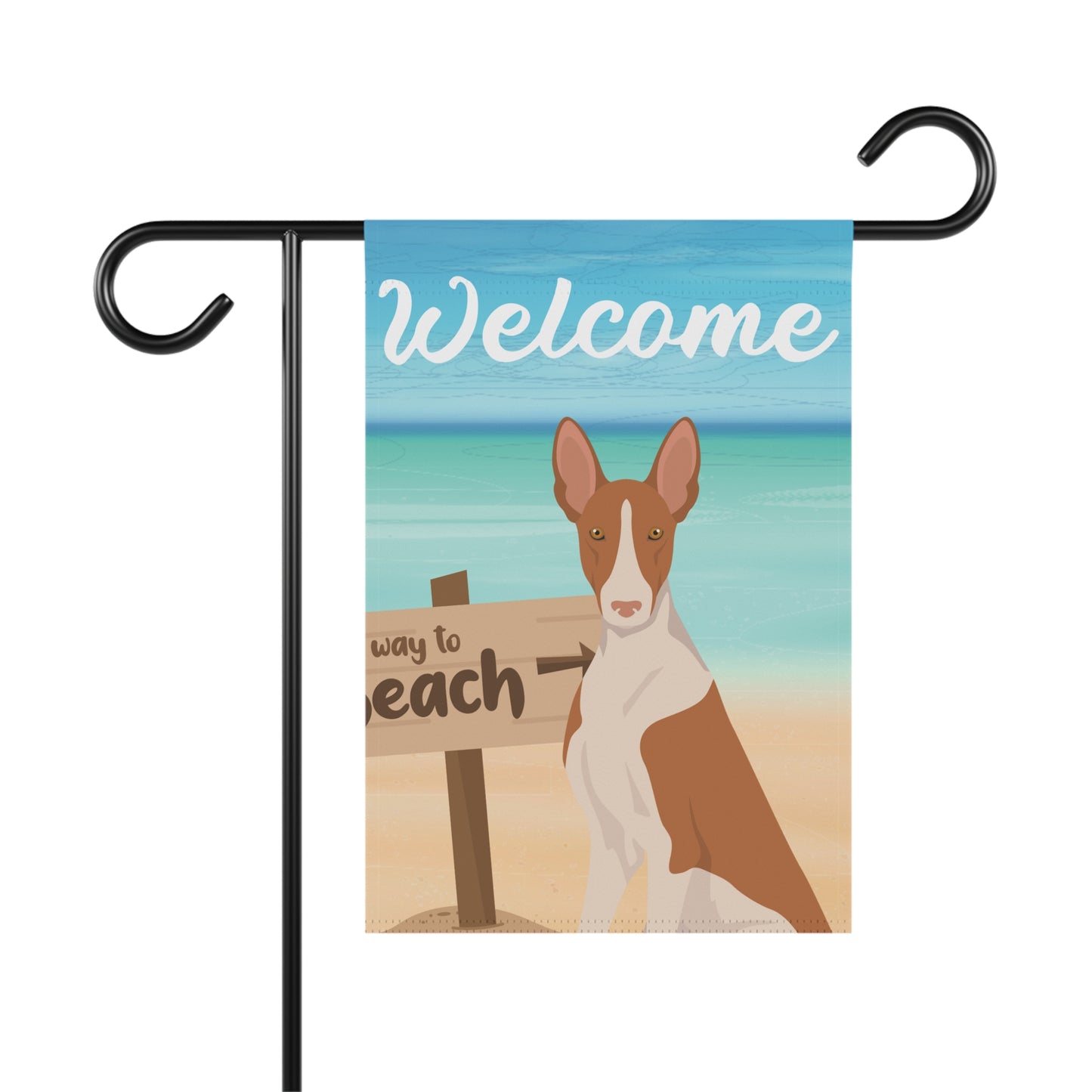 Ibizan Hound Dog Garden Flag