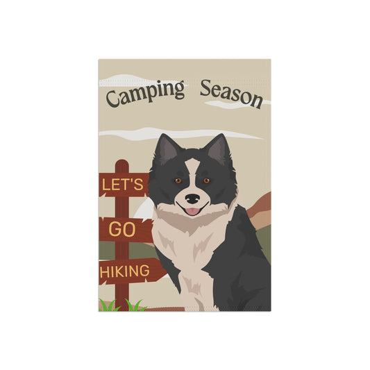 Nenets Herding Laika Dog Camping Garden Flag