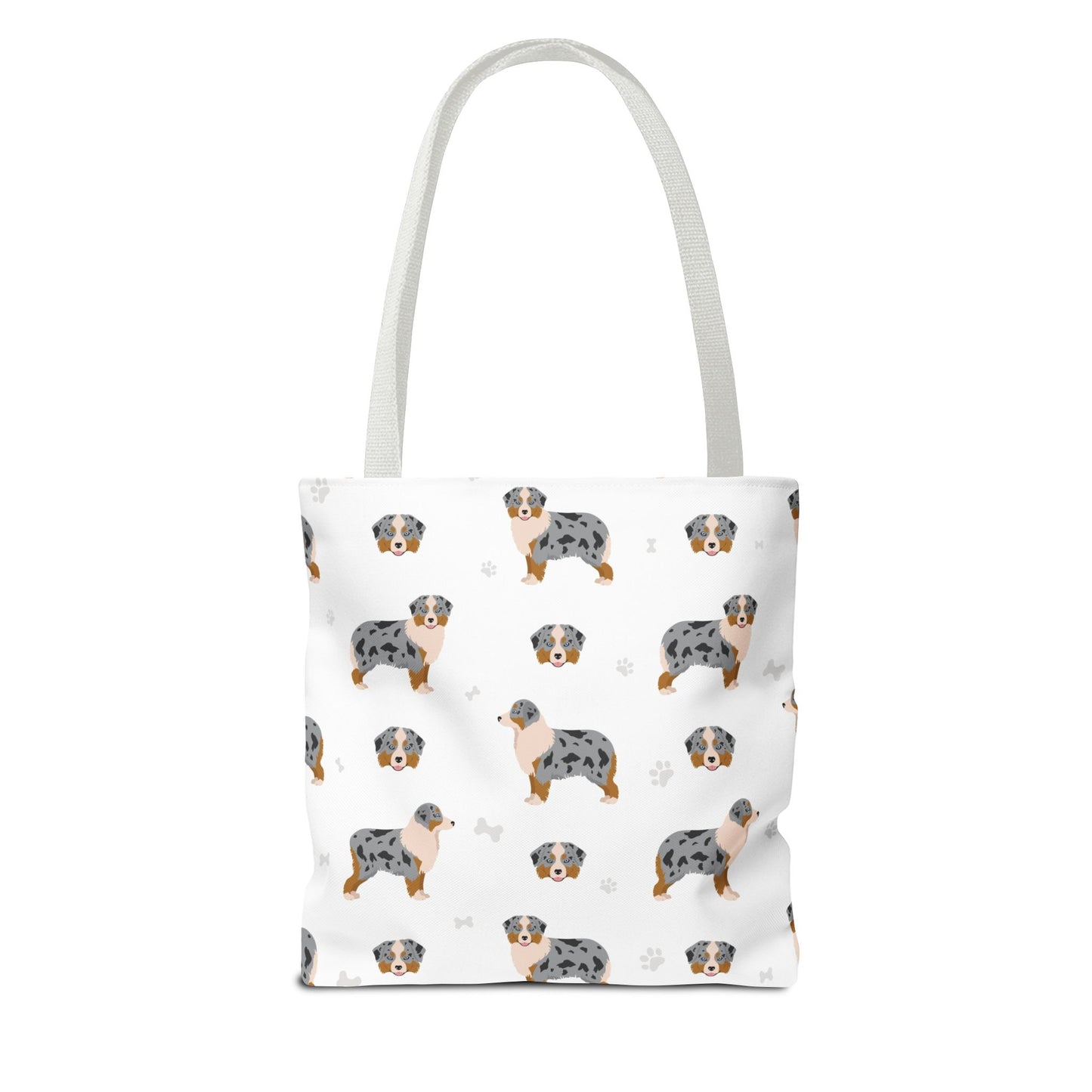 Miniature Australian Shepherd Dog Tote Bag, Aussie Dog Mom Gift