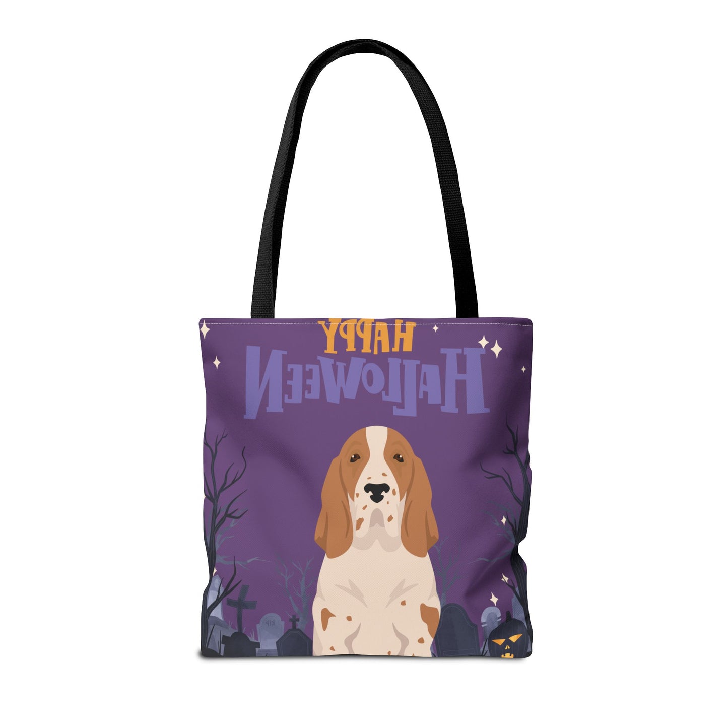 Bracco Italiano Dog Happy Halloween Tote Bag 16x16