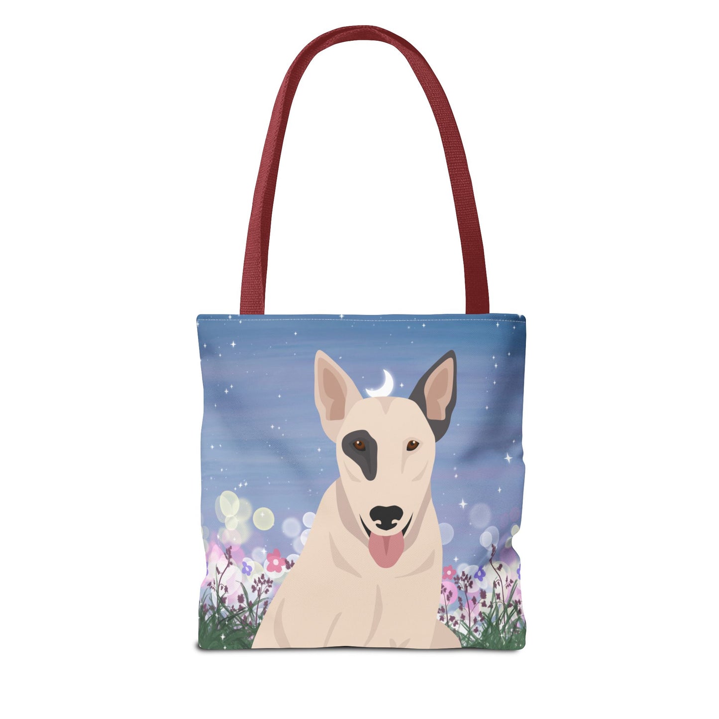 Bull Terrier Dog Tote Bag 13x13