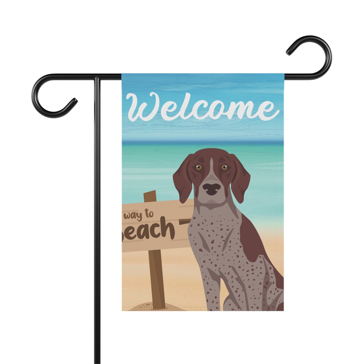 German Shorthaired Pointer Dog Garden Flag