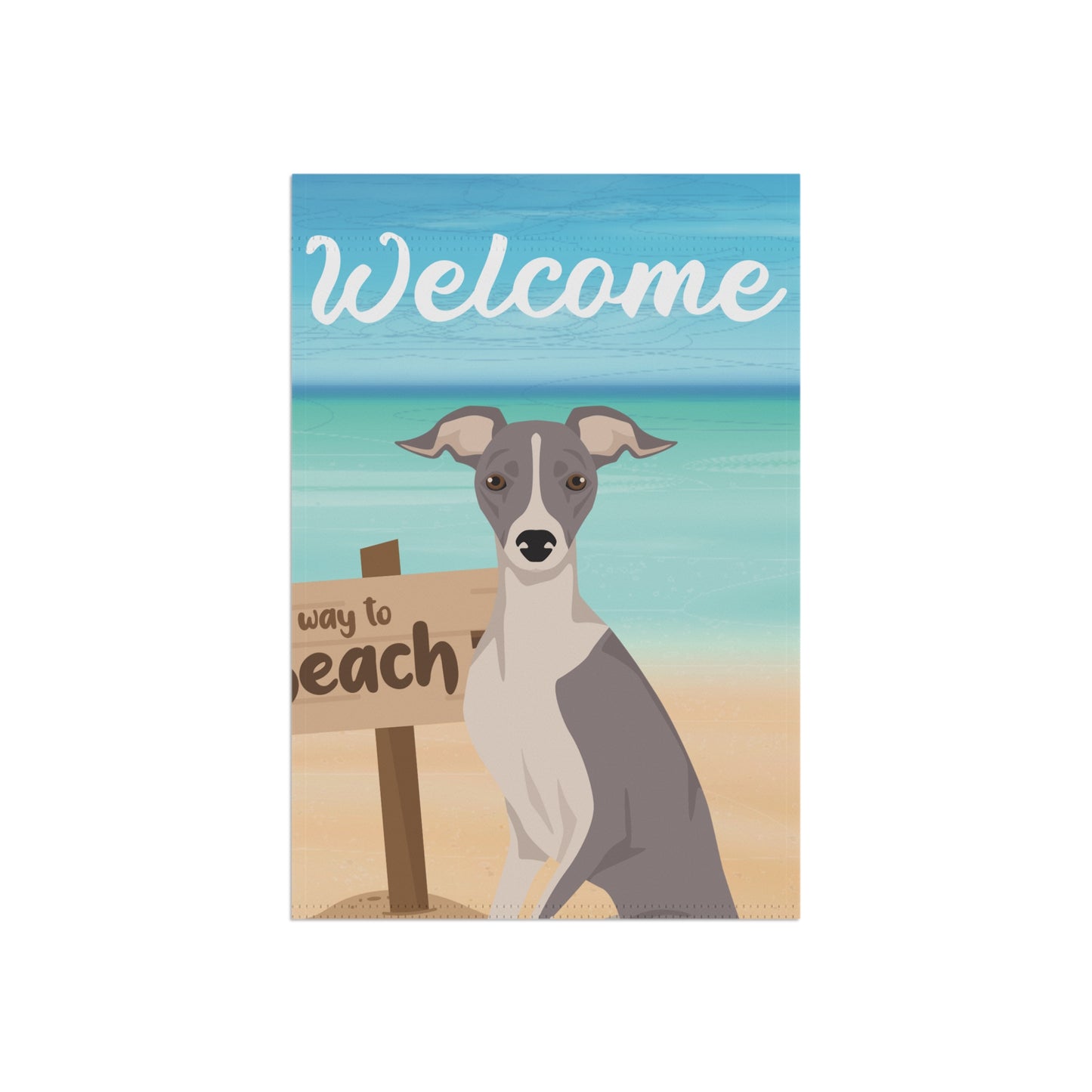 Italian Greyhound Dog Garden Flag