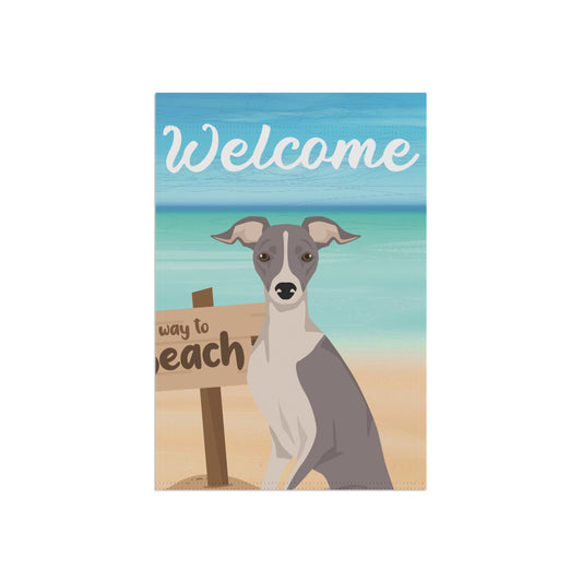 Italian Greyhound Dog Garden Flag