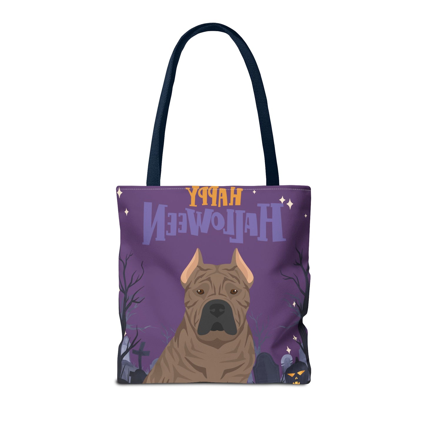 Presa Canario Dog Happy Halloween Tote Bag 16x16