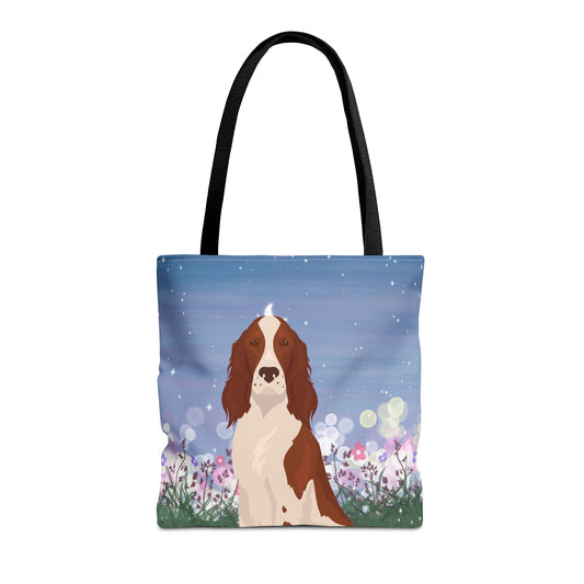 Irish R&W Setter Dog Tote Bag 16x16