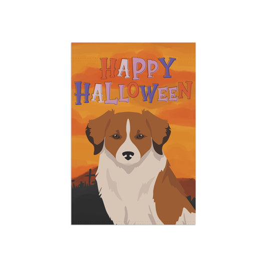 Kromfohrlander Dog Halloween Garden Flag