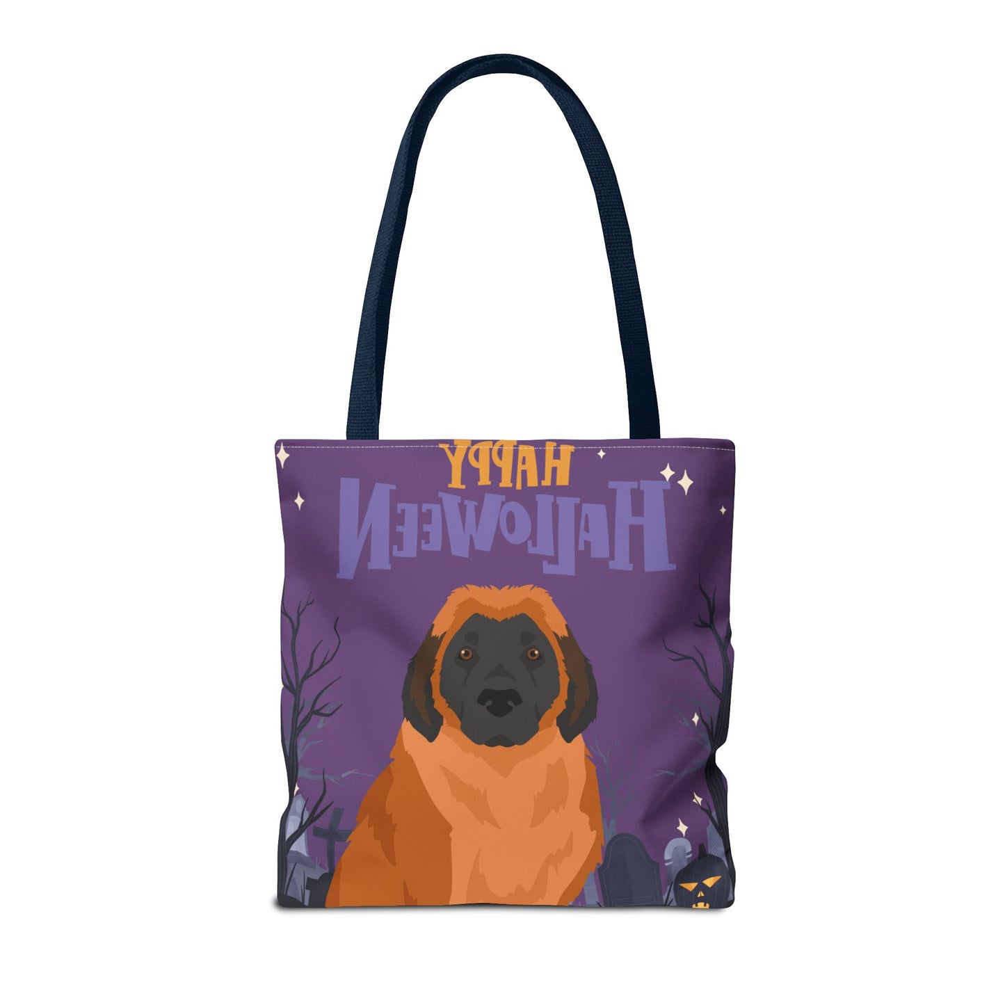 Leonberger Dog Happy Halloween Tote Bag 16x16