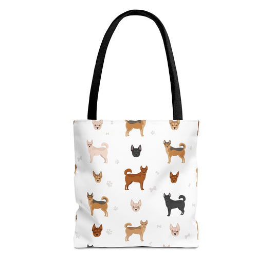 Norwegian Lundehund Dog Tote Bag