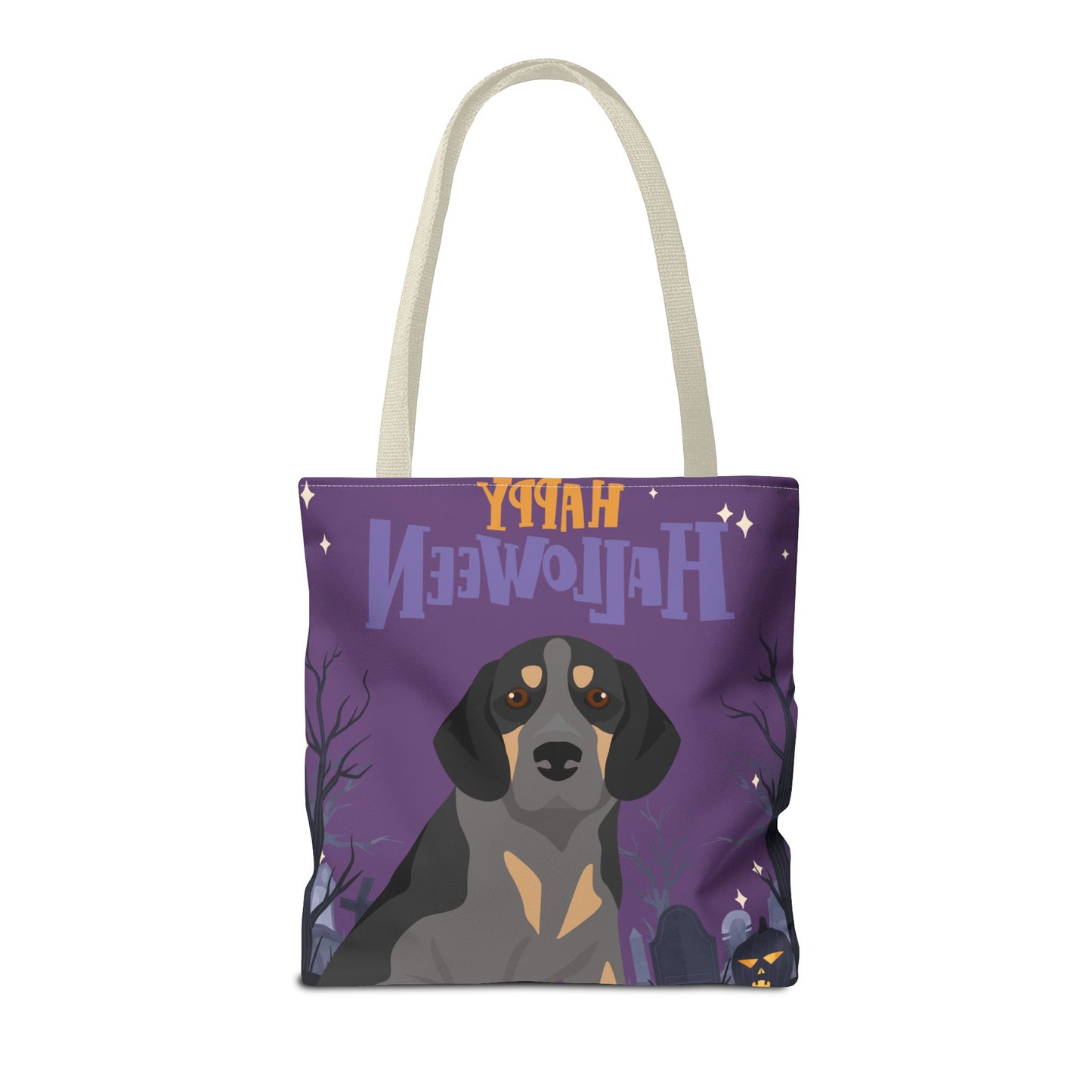 Beagle Dog Happy Halloween Tote Bag 16x16