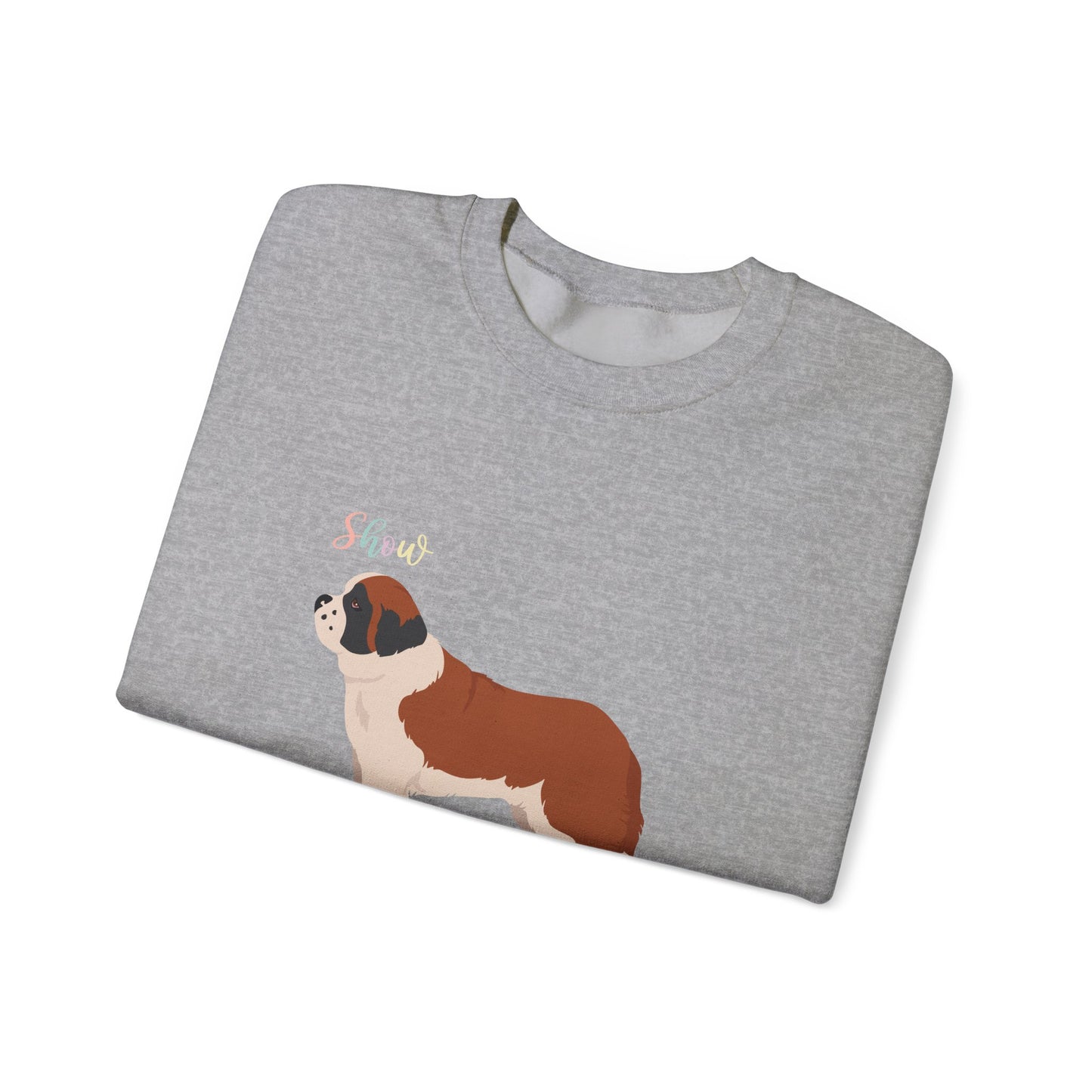 St Bernard Dog Unisex Heavy Blend Crewneck Sweatshirt