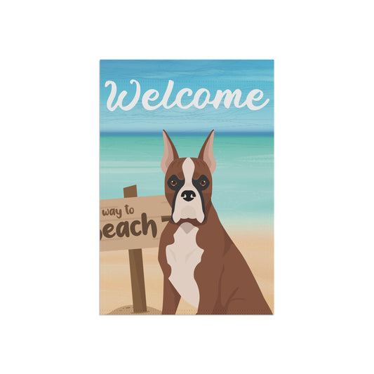 Boxer Dog Garden Flag