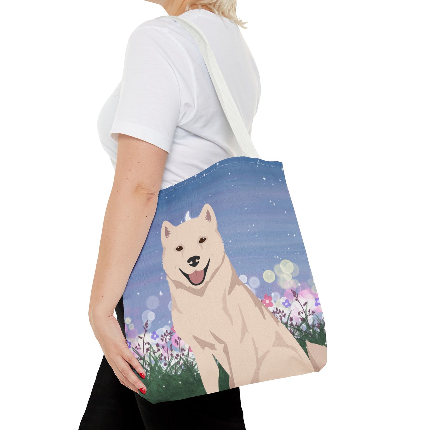 Kishu Ken Dog Tote Bag 16x16
