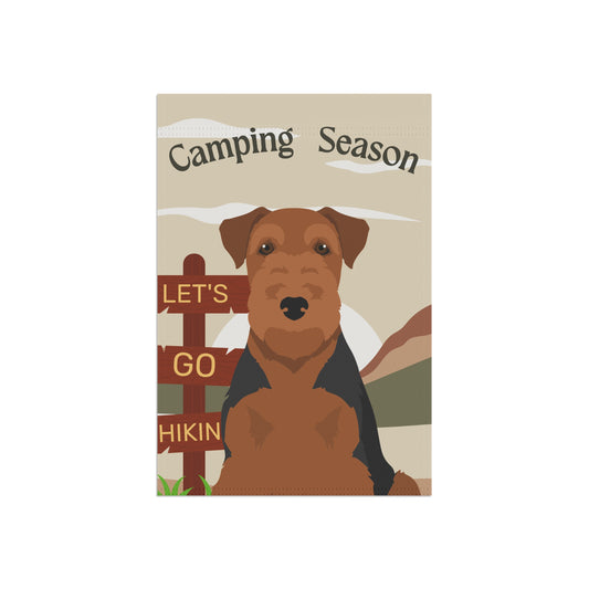 Welsh Terrier Dog Camping Garden Flag