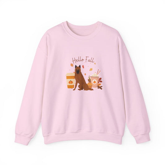 Belgian Laekenois Dog Fall Unisex Heavy Blend Crewneck Sweatshirt
