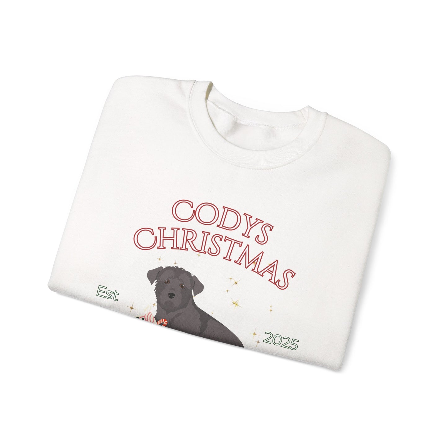 Glen Of Imaal Terrier Dog Christmas Social Club Unisex Heavy Blend Crewneck Sweatshirt Custom Name