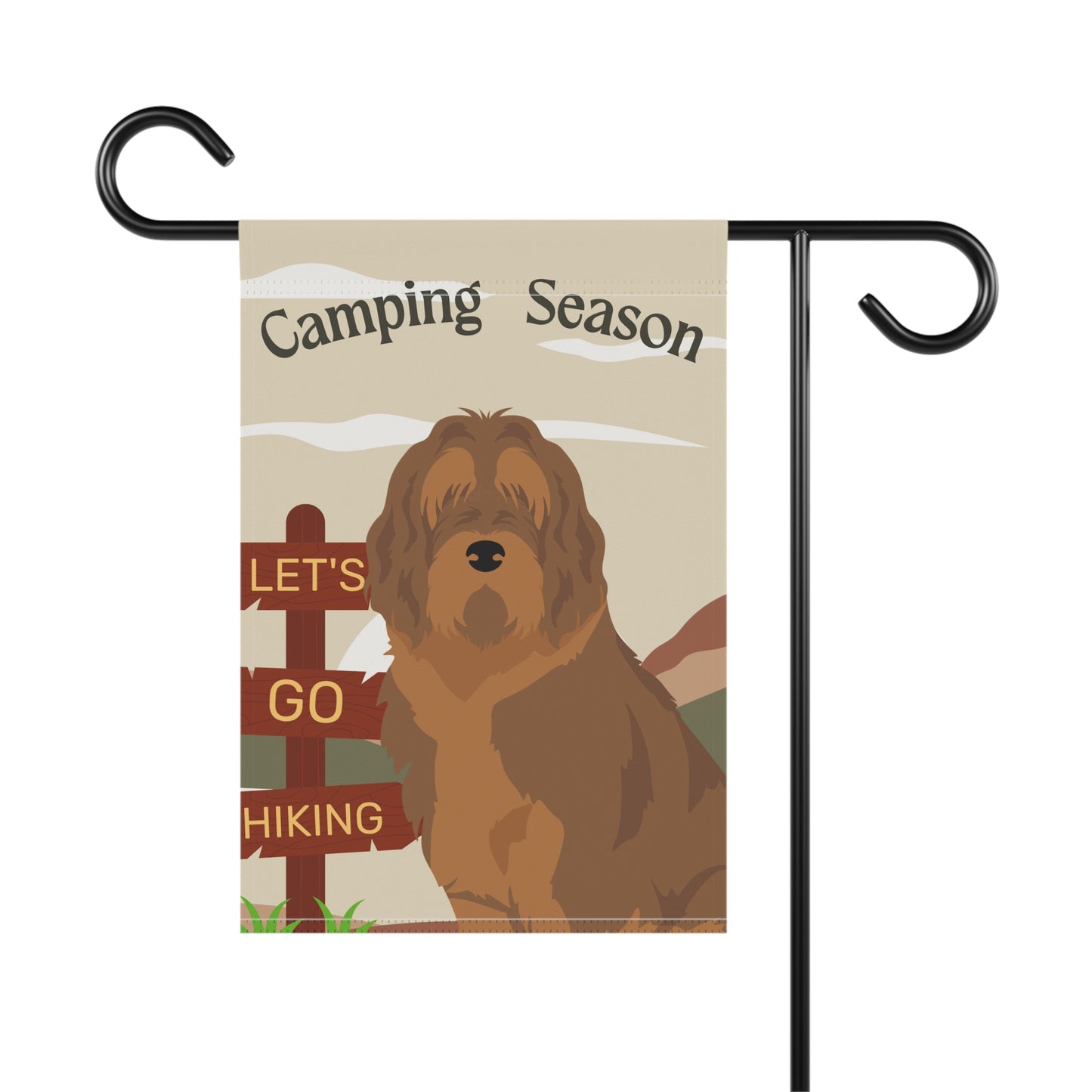 Otterhound Dog Camping Garden Flag