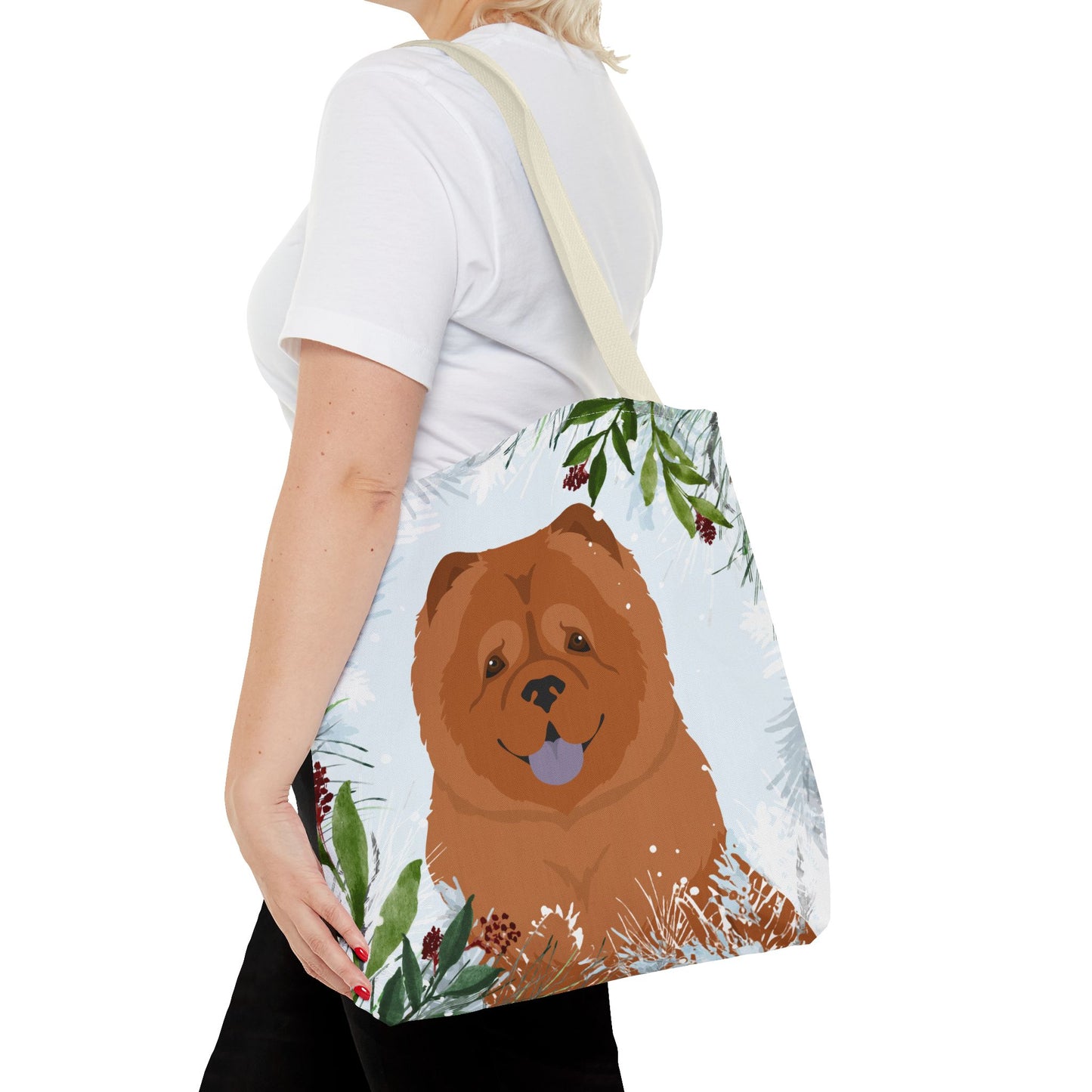 Chow Chow Dog Christmas Holiday Tote Bag 16x16
