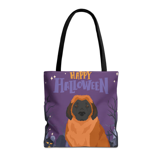 Leonberger Dog Happy Halloween Tote Bag 16x16