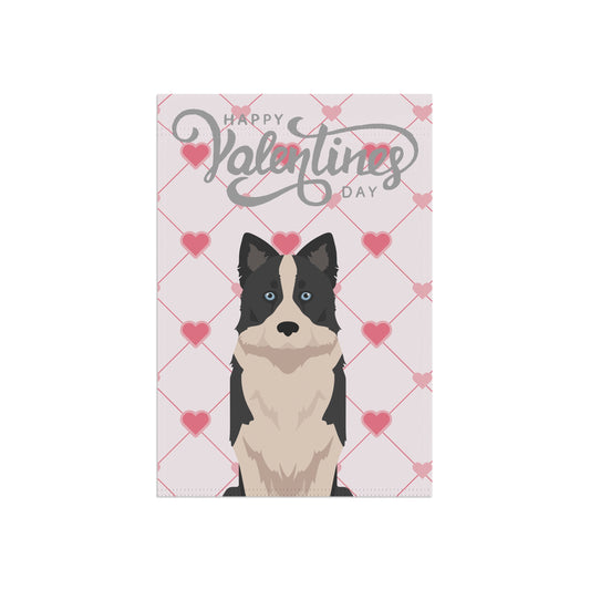 Yakutian Laika Dog Valentines Day Garden Flag