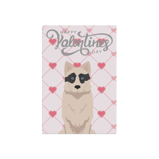 Yakutian Laika Dog Valentines Day Garden Flag