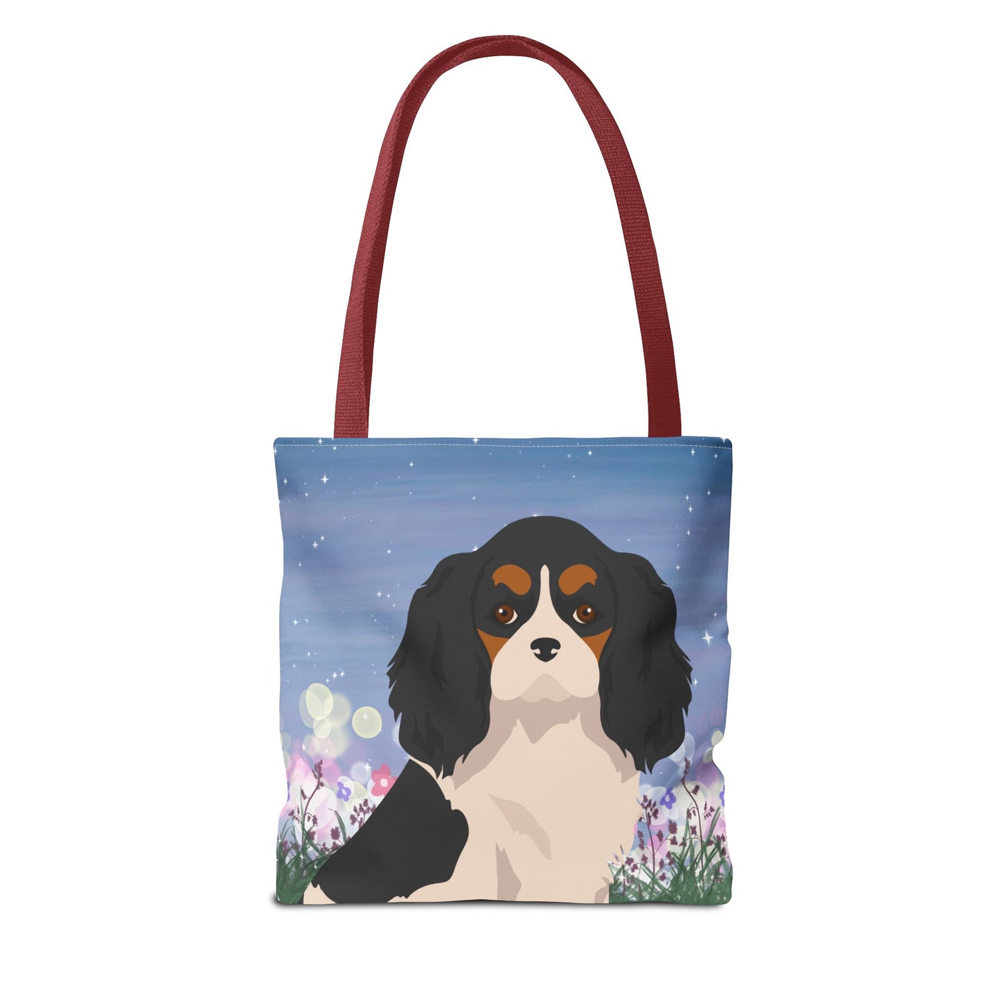 Cavalier King Charles Spaniel Dog Tote Bag 13x13
