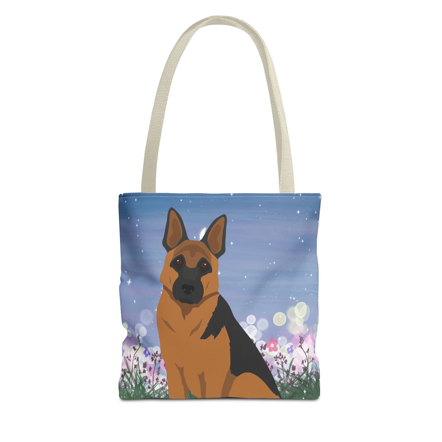 German Shepherd Dog Tote Bag 13x13