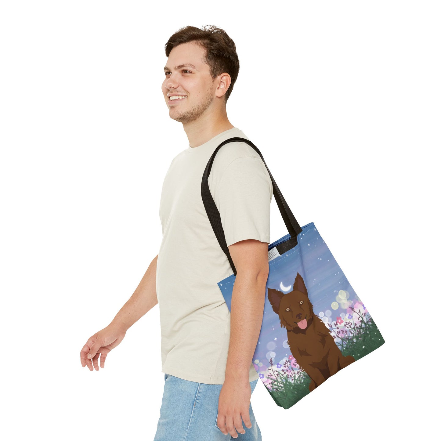 Mudi Dog Tote Bag 16x16