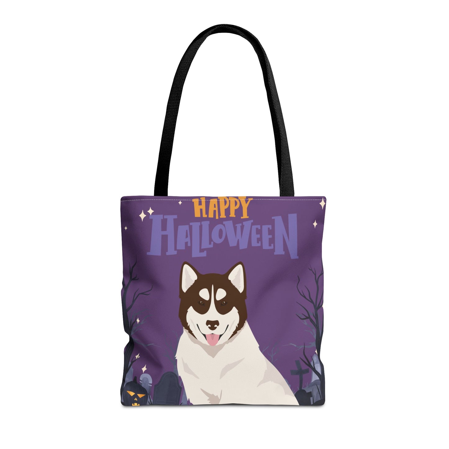 Canadian Inuit Dog Dog Happy Halloween Tote Bag 16x16